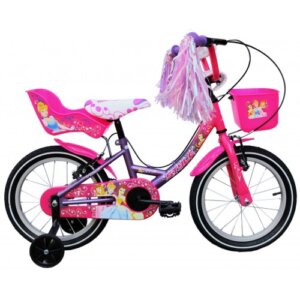 Παιδικό ποδήλατο 16″ Style Princess – Ροζ/Μωβ 2021